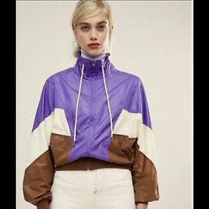 Stradivarius Colorblock Windbreaker 90sRetro Jackt